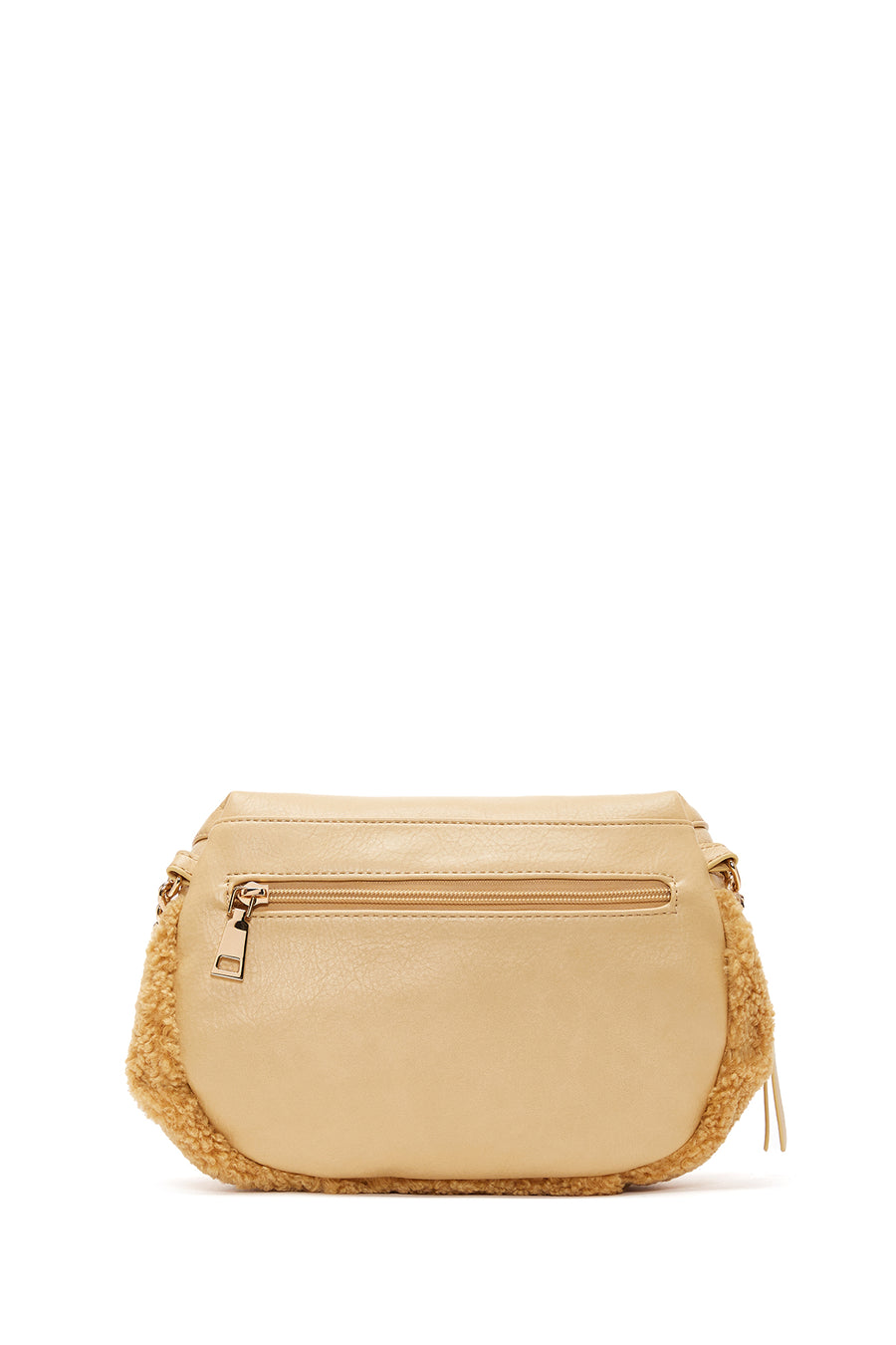 Women's Yellow Plush Waist Bag