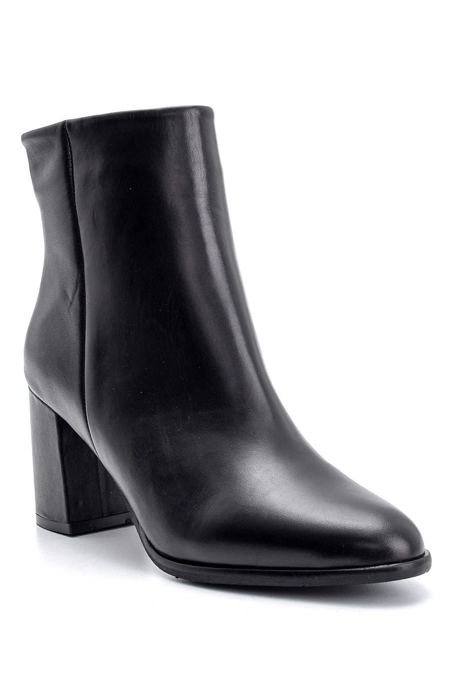 Women's Heeled Leather Boots