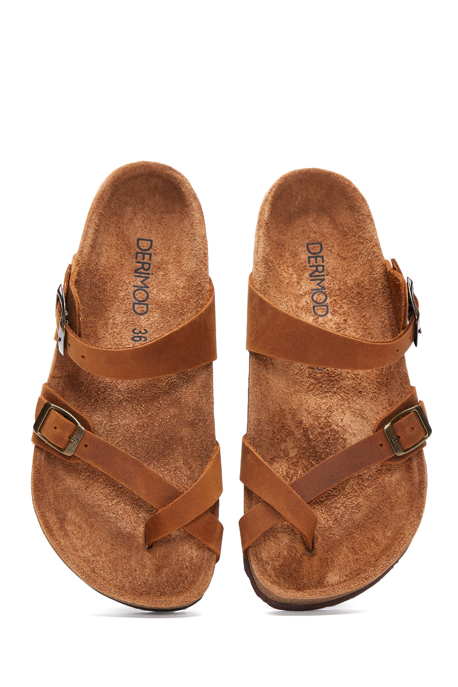 Women's Leather Flip Flops