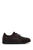 Male Brown Lace-up Leather Casual Shoes | Derimod