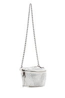 Woman White Chain Strap Crossbody Bag | Derimod