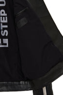Middleton Men's Black Slim-Fit Short Leather Jacket | Derimod