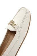 
Women's Beige Buckle Detailed Leather Casual Loafer
 | Derimod