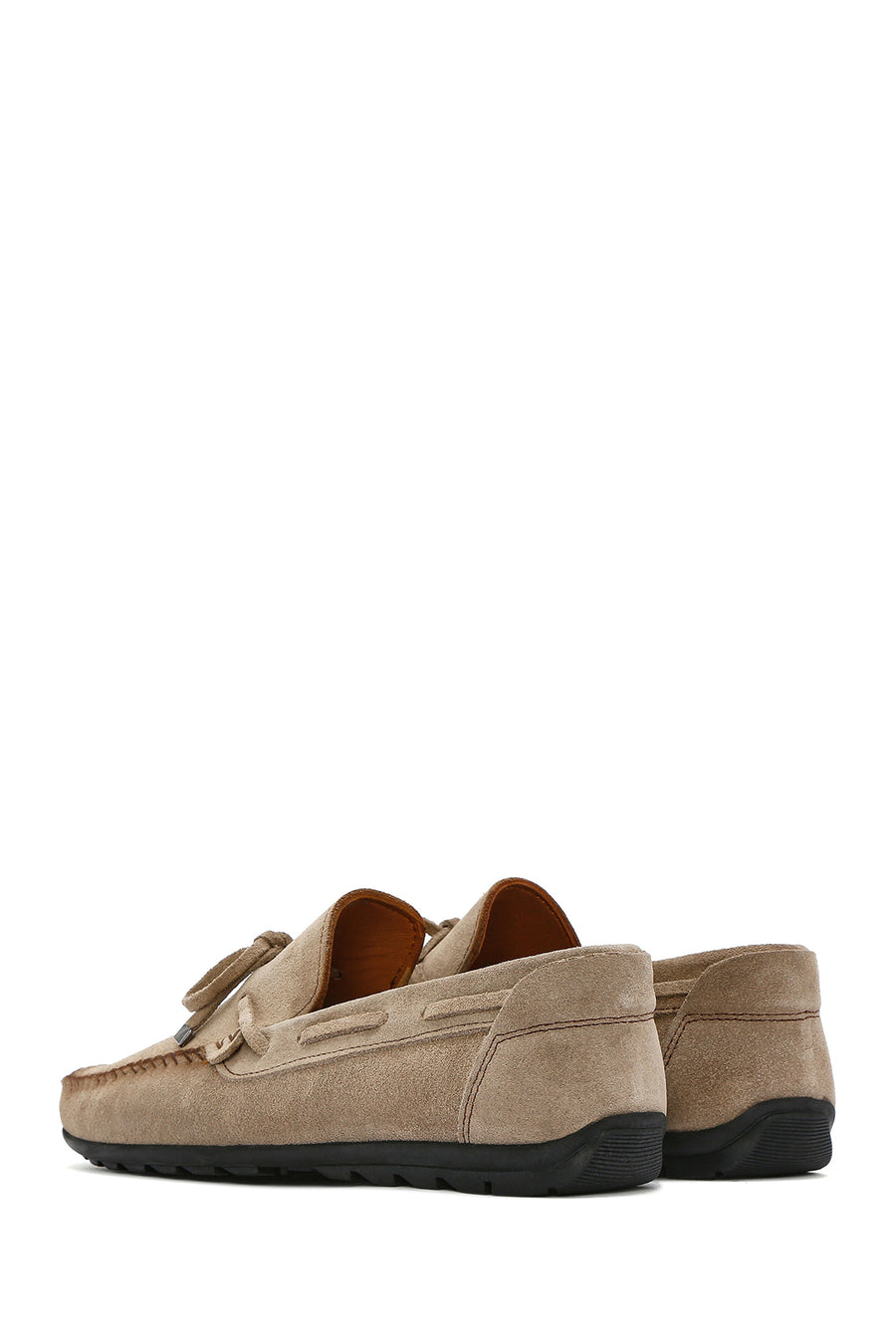 Men's Beige Suede Leather Casual Loafer