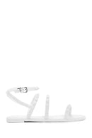 Women's White Jelly Sandals | Derimod