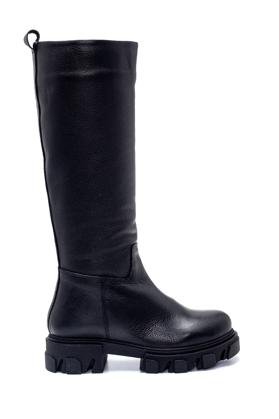 Women's Leather Thick Soled Boots 20WFD2291FT | Derimod