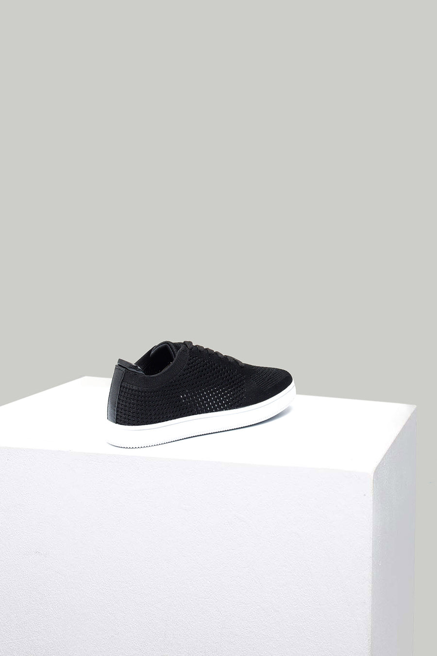 Black Fabric Women's Sneaker