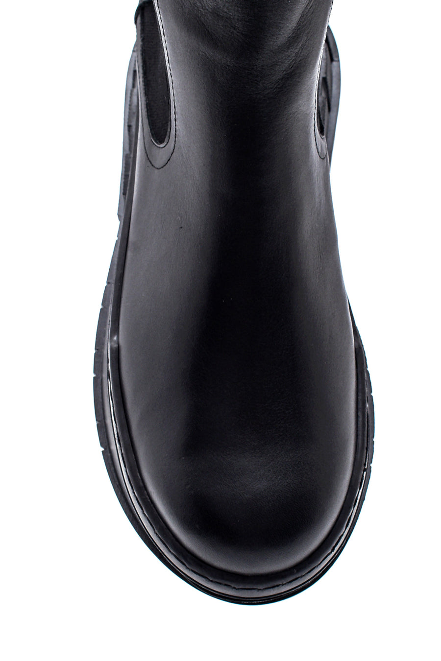 Women's Leather Thick Soled Boots