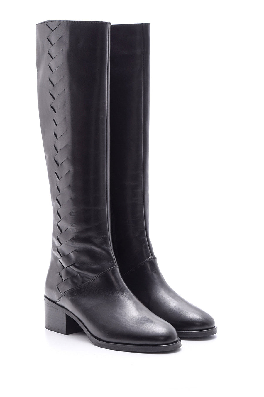 Women's Leather Heeled Boots