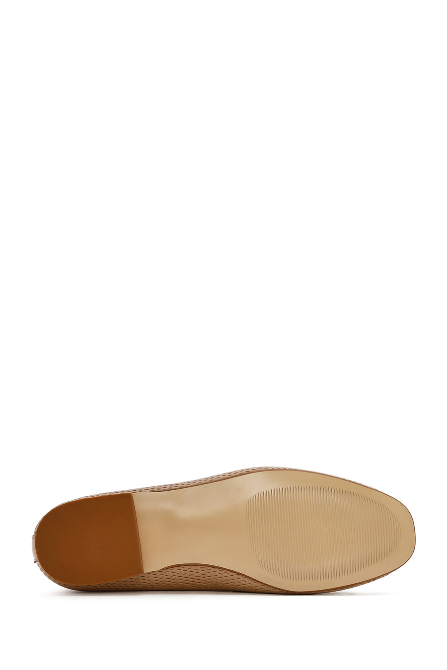 Women's Beige Leather Loafer