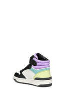 Geox Girls Multicolor Washiba Lace-Up Ankle Sneakers | Derimod