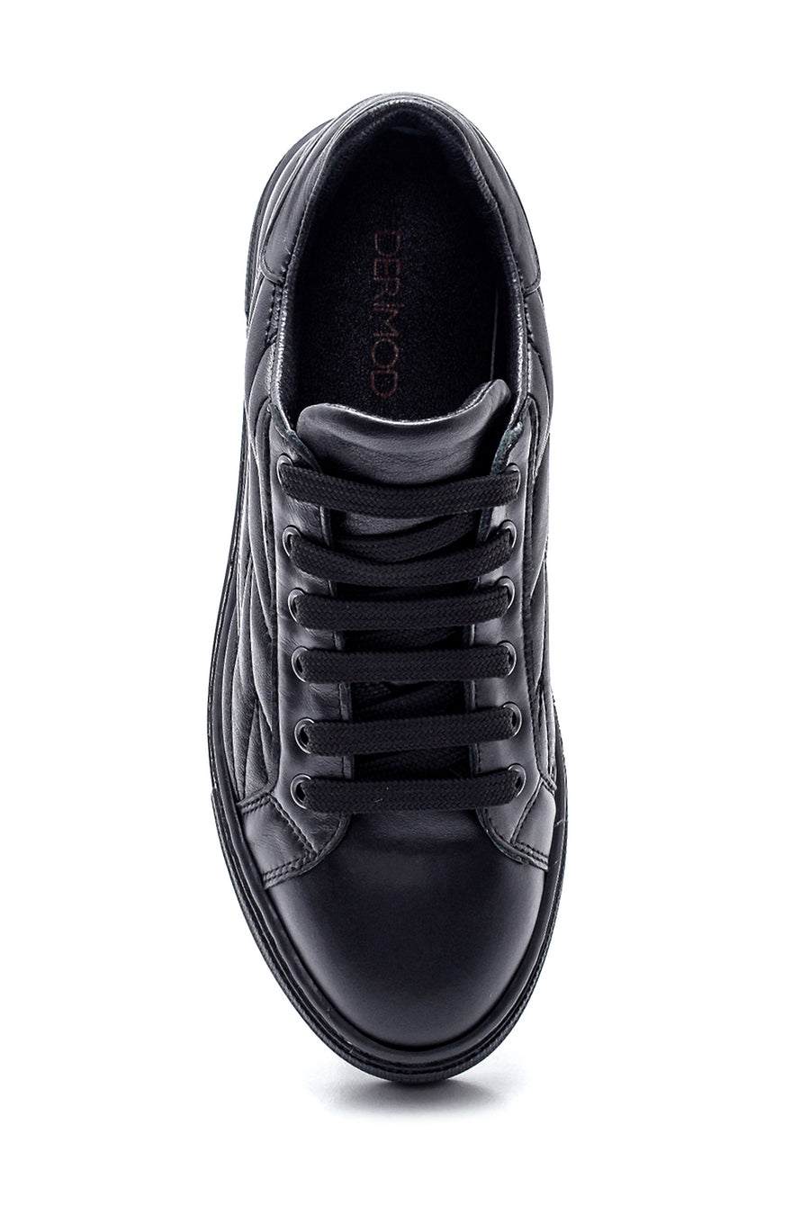 Kadın Deri Desenli Sneaker