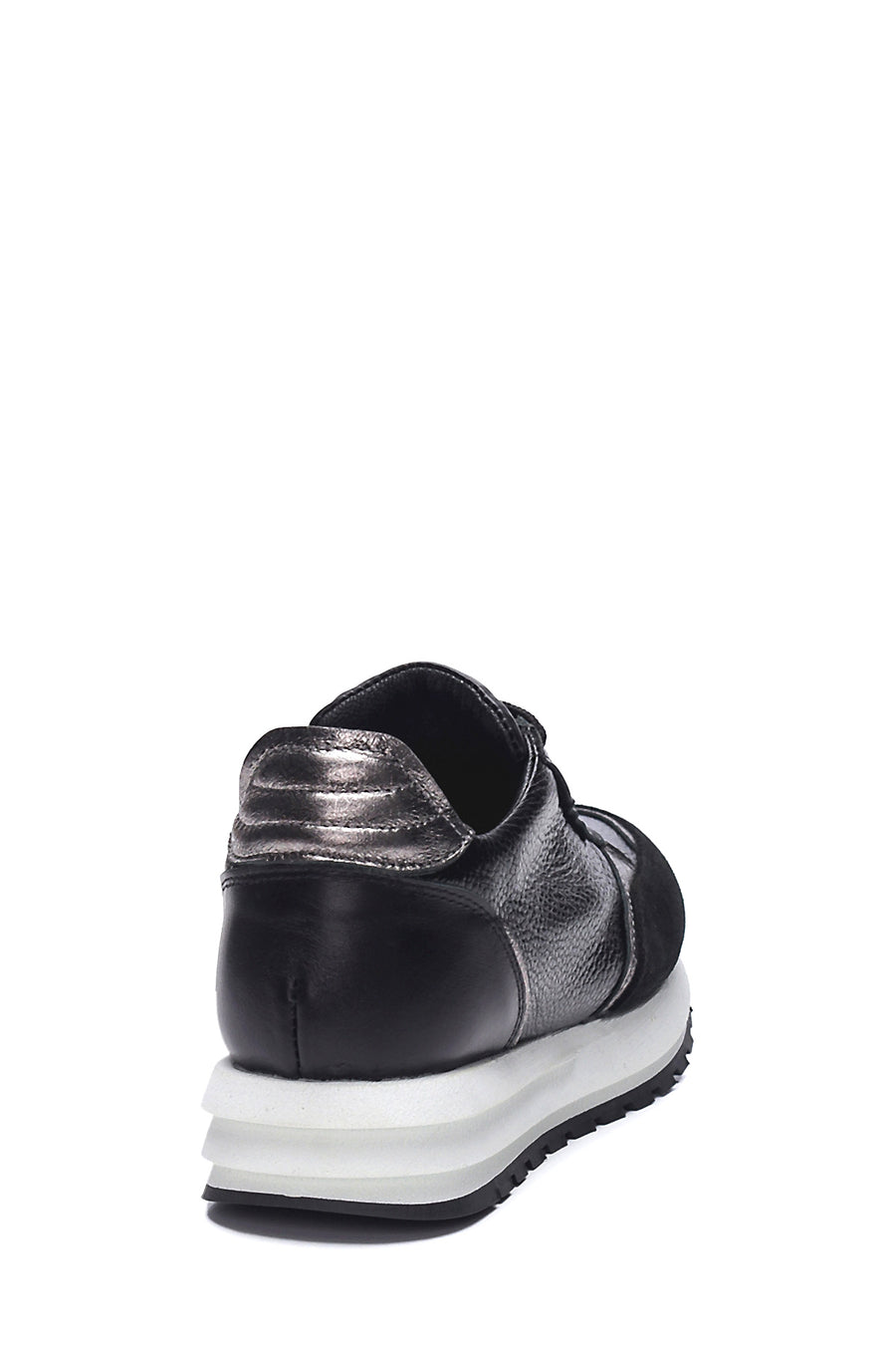 Women's Leather Thick Sole Sneaker