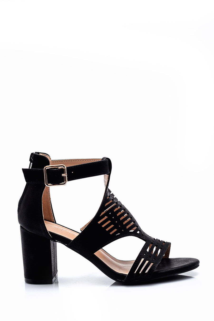 Women's Suede Heeled Shoes 19SFE231810 | Derimod