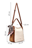 Women's Beige Long Strap Classic Shoulder Bag | Derimod