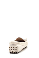 Women's Beige Leather Loafer | Derimod