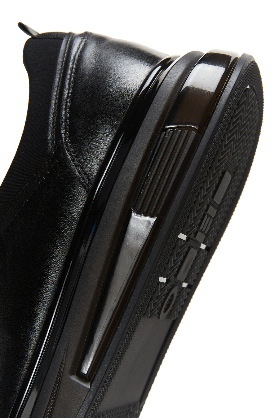 Erkek Siyah Deri Sneaker