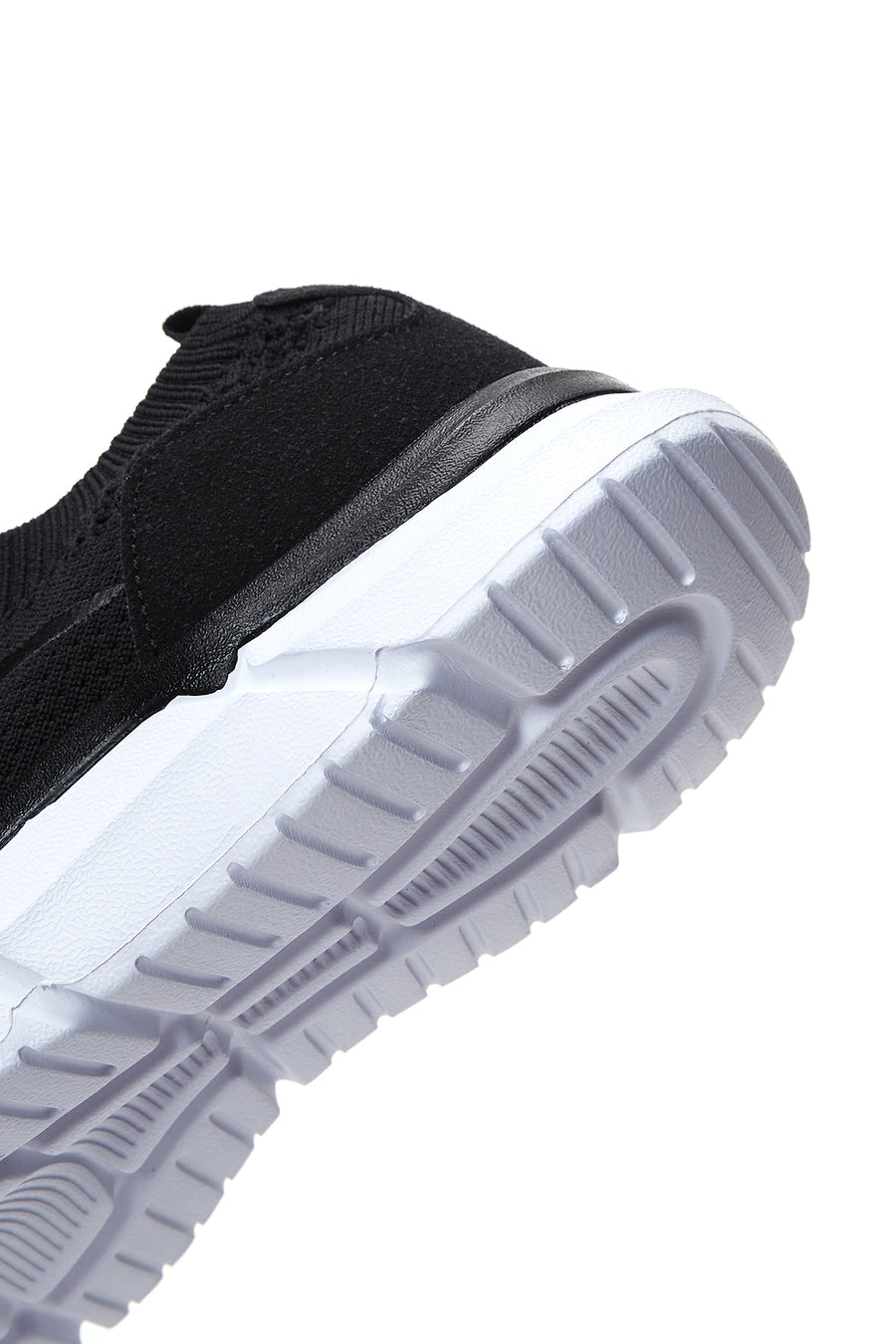 Women's Black Fabric Sneaker