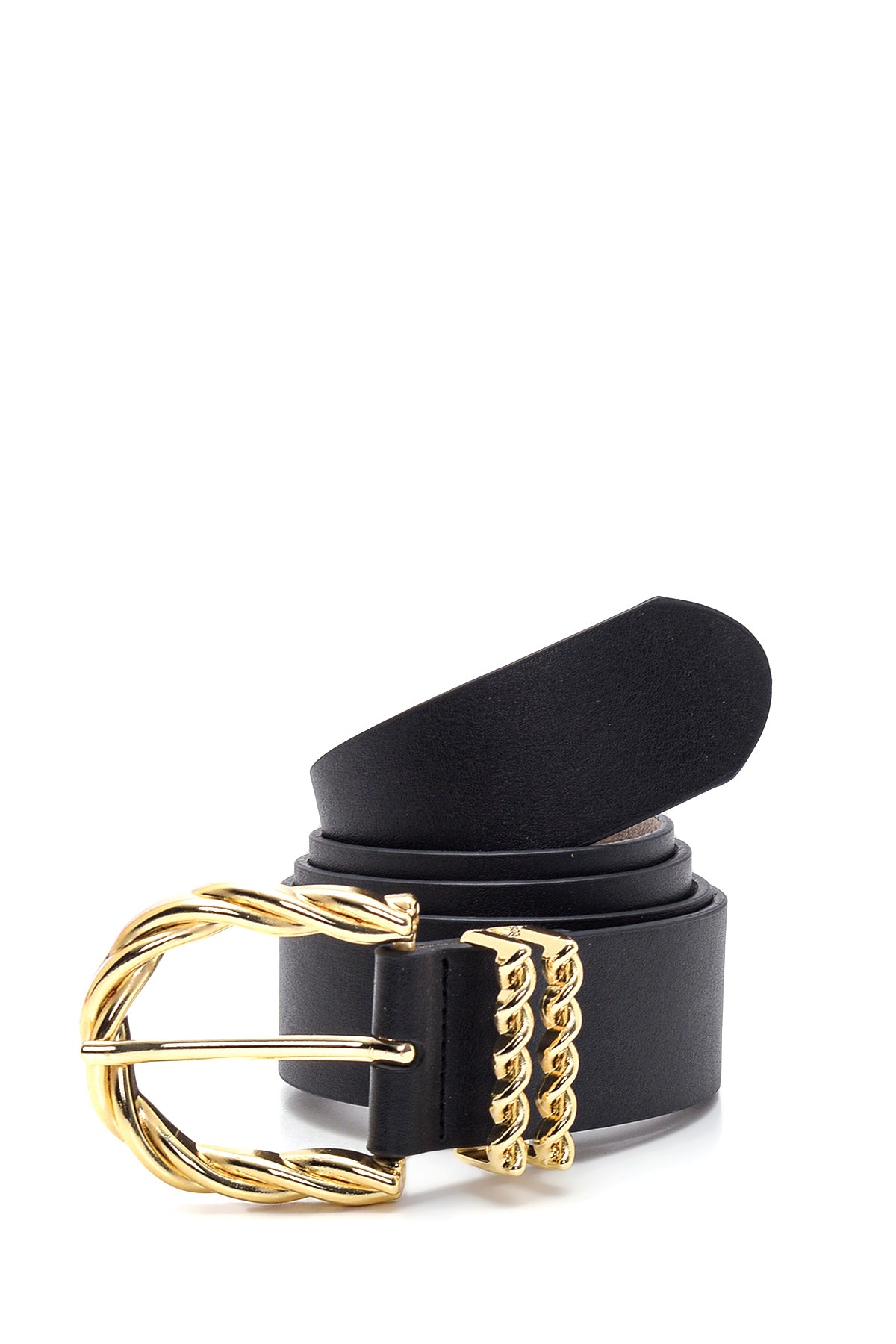 Women's Patterned Buckle Belt 000A2D256518 | Derimod