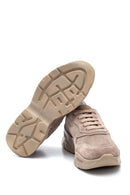 Women's Leather Suede Sneaker | Derimod