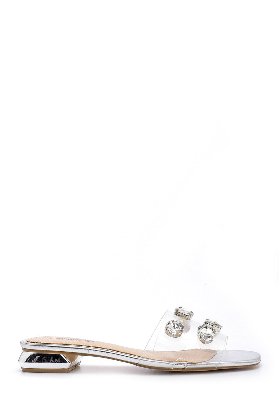 Women's Transparent Stone Slippers 20SFT205014 | Derimod