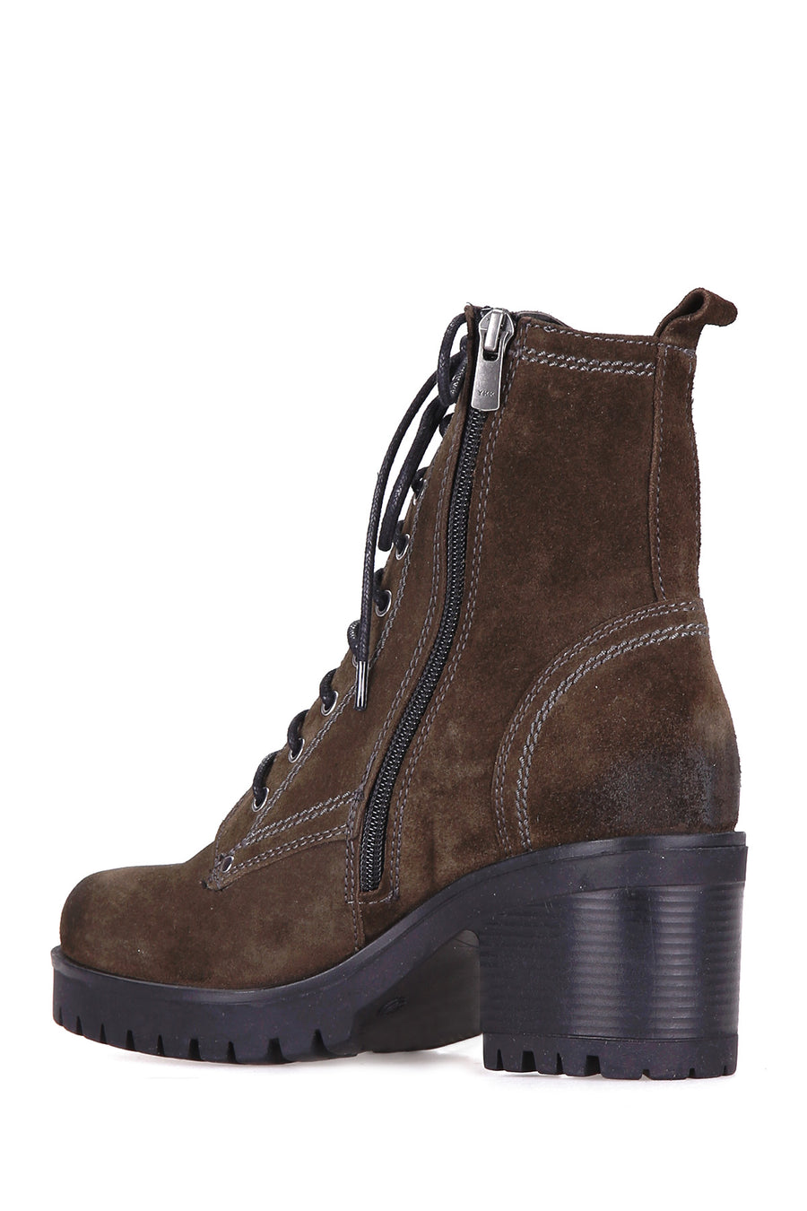 Women's Suede Leather Lace Up Boots