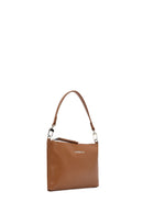 Women's Camel Long Strap Patterned Fabric Shoulder Bag | Derimod