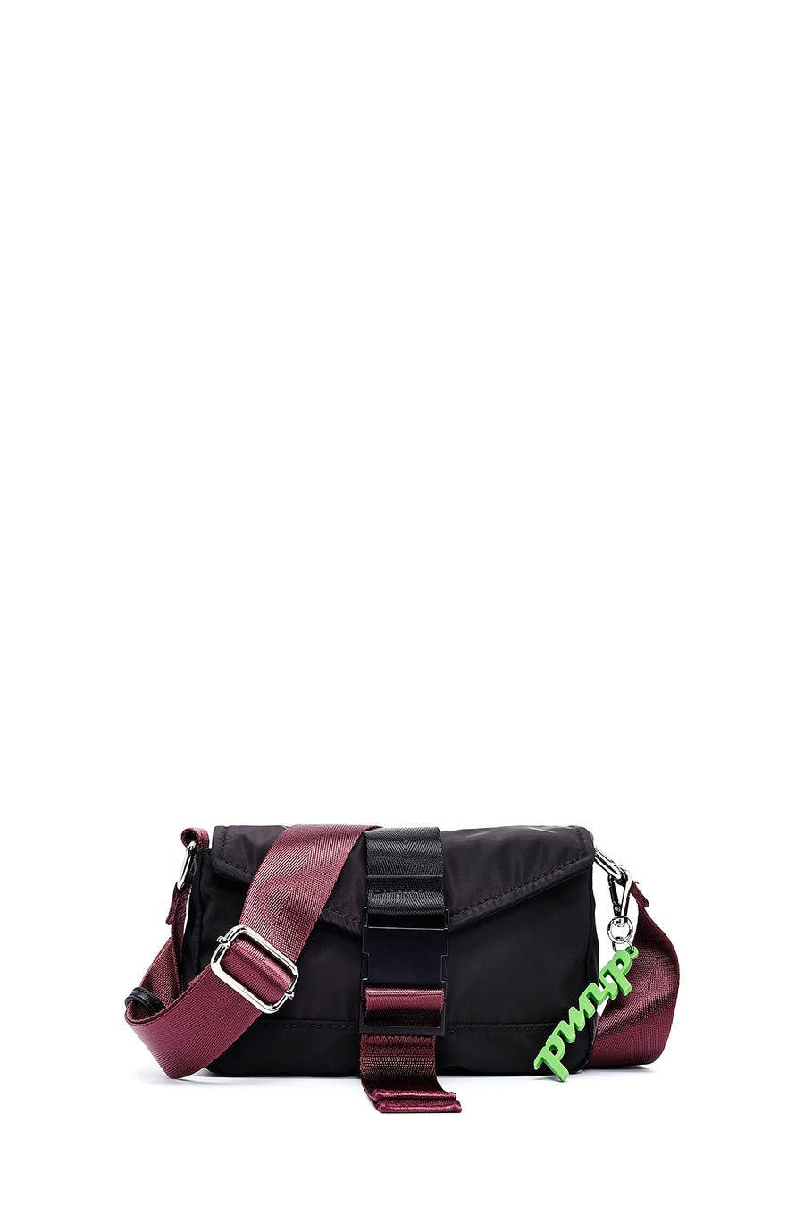Women's Black Long Strap Mini Fabric Crossbody Bag 25SBD27526F | Derimod