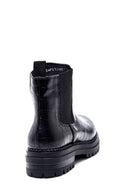 Women's Crocodile Patterned Chelsea Boots | Derimod