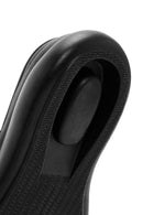 Women's Black Thick Soled Fabric Slippers | Derimod