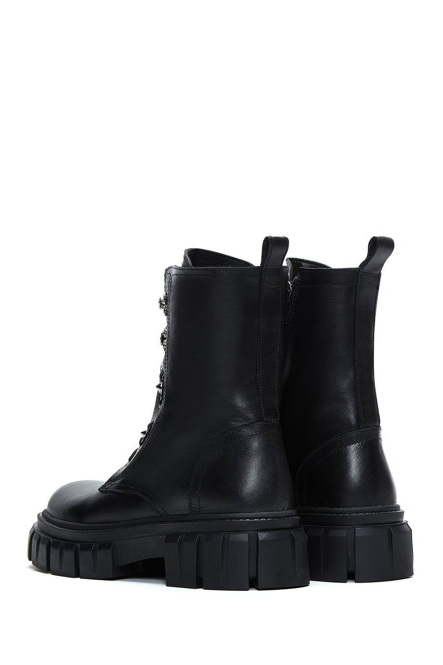 Women's Black Leather Boots