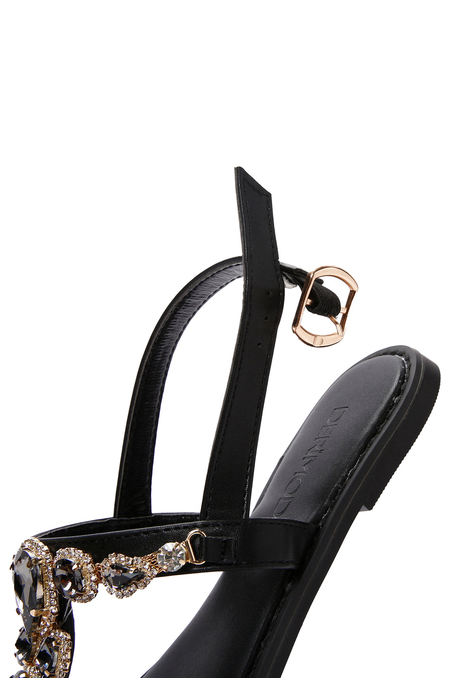 Women's Black Stone Sandals