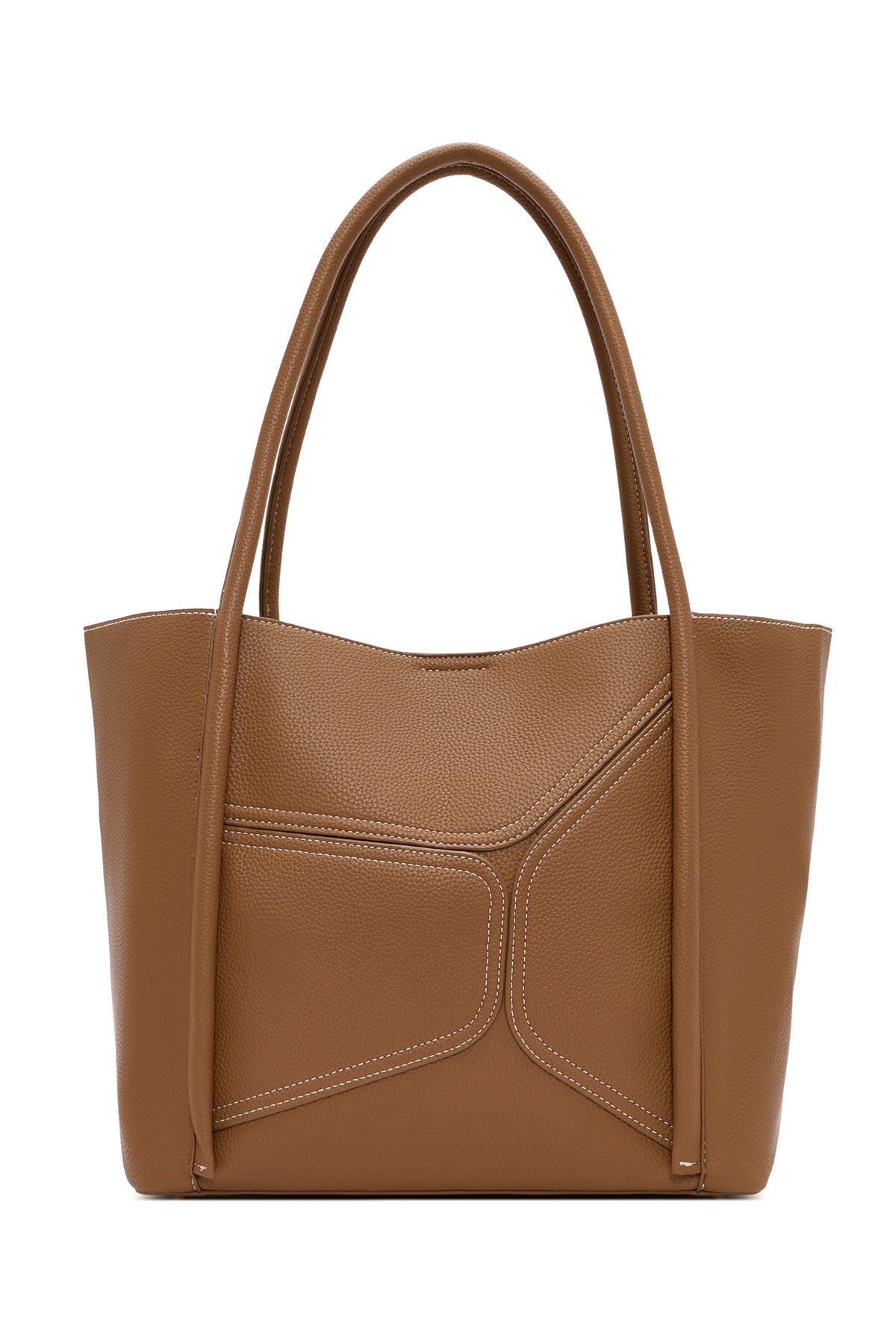 Women's Tan Patterned Shoulder Bag 24WBD273718 | Derimod