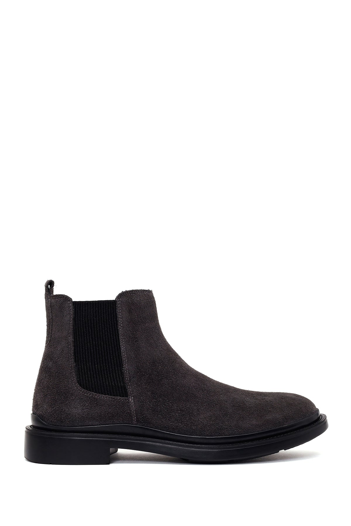 Male Grey Suede Chelsea Boots WM710001DS | Derimod