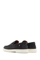 Erkek Gri Süet Deri Casual Loafer | Derimod