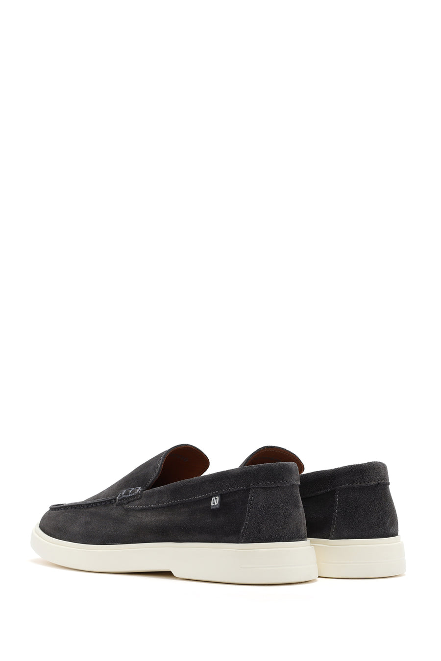 Men's Gray Suede Leather Casual Loafer