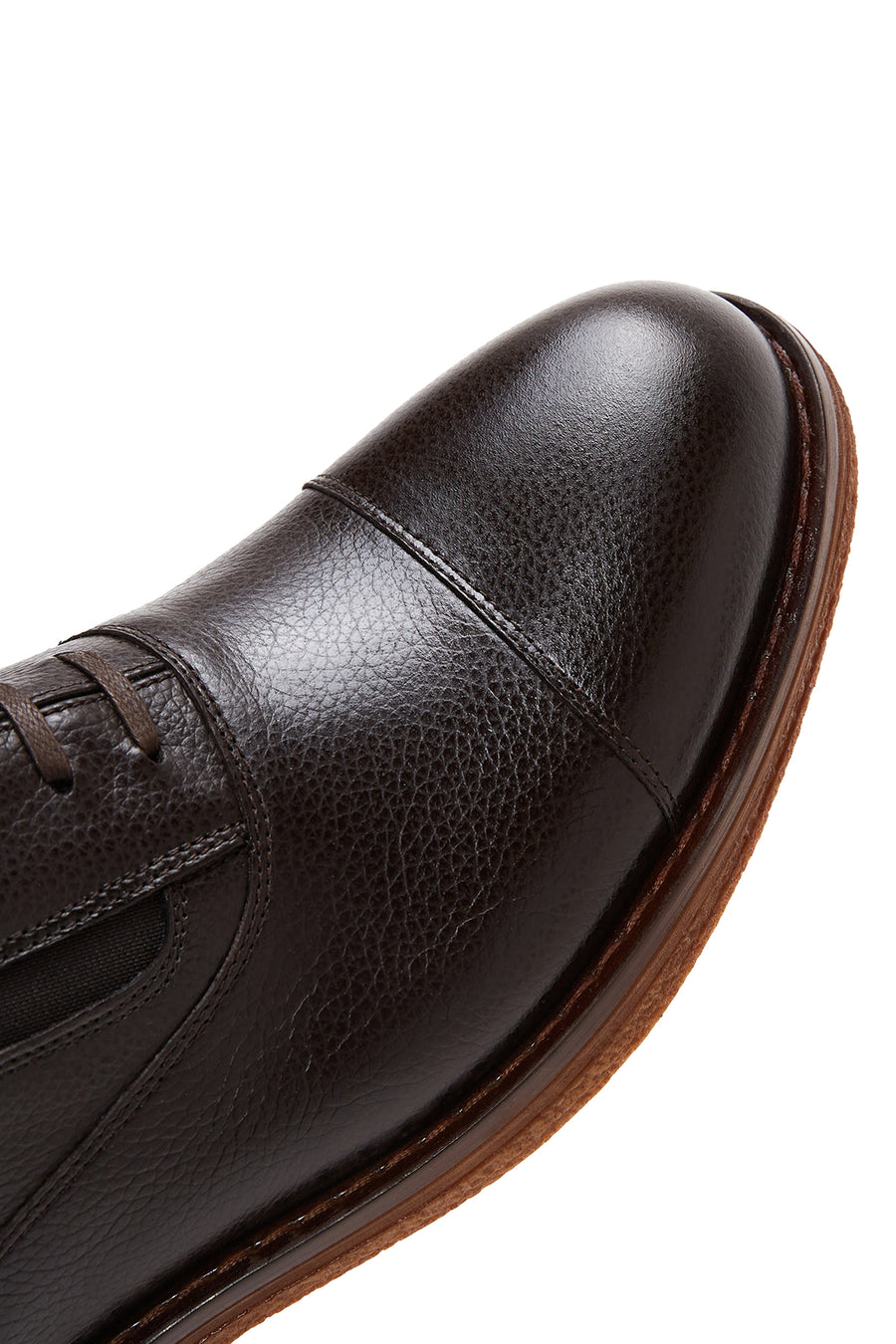 Men's Brown Lace-up Leather Casual Shoes