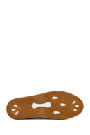 Men's Beige Chunky Suede Leather Loafers | Derimod