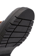 Harley Davidson Women's Black Jimmy Zipper Leather Combat Boots | Derimod