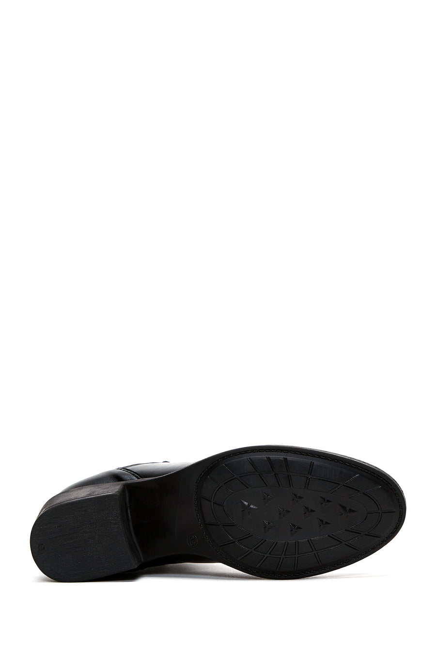 Women's Black Classic Heeled Chelsea Boots