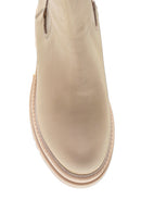 Women's Leather Long Chelsea Boots | Derimod