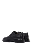 Men's Black Lace-Up Thick-Soled Leather Casual Shoe | Derimod