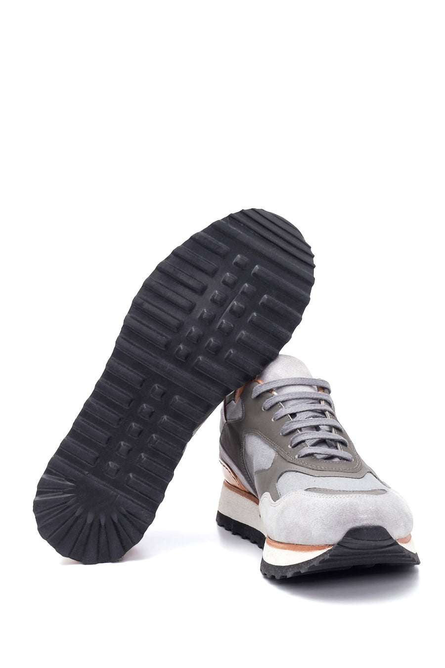 Men's Leather Suede Detailed Sneaker