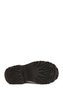Women's Mink Thick Soled Suede Leather Teddy Boots | Derimod