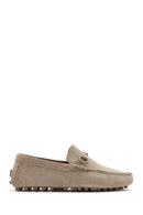 Men's Mink Suede Leather Loafer | Derimod