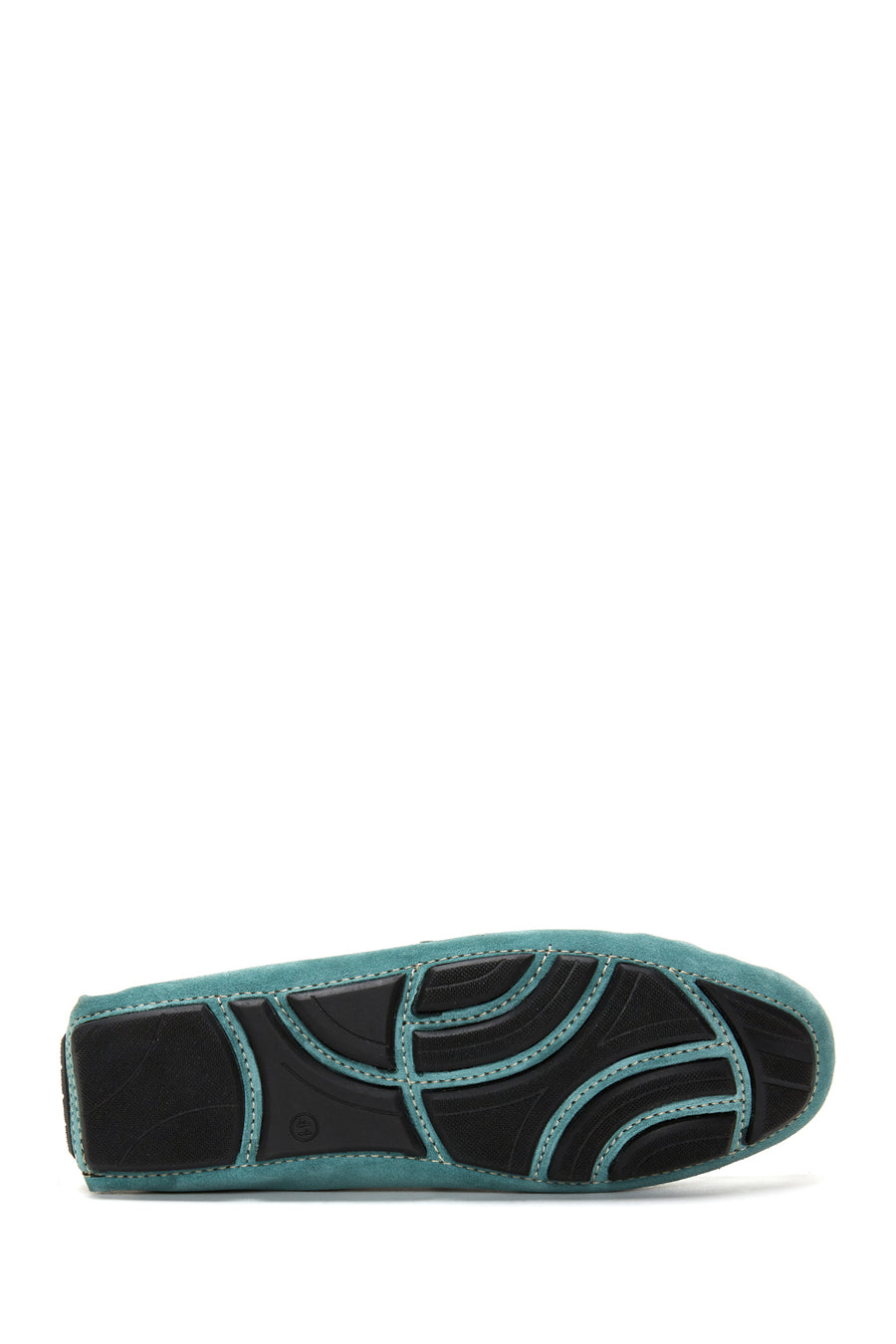 Erkek Mavi Süet Deri Casual Loafer