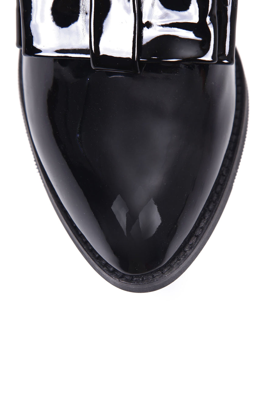 Women's Bow Patent Leather Shoes