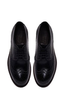Male Black Lace-Up Leather Casual Shoes | Derimod