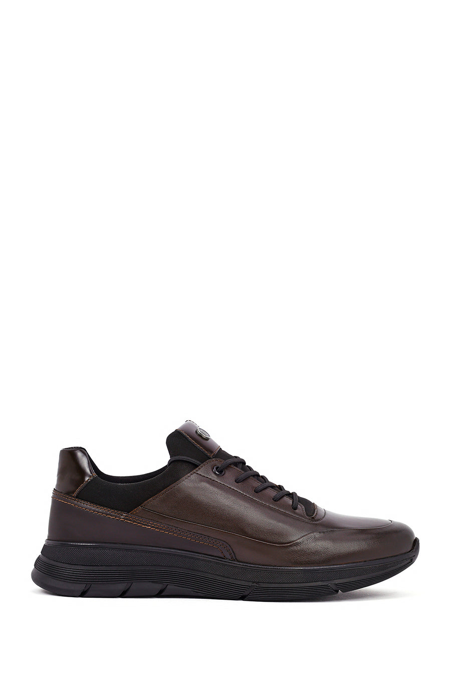 Men's Brown Lace-Up Leather Casual Sneaker 25WFD650014 | Derimod