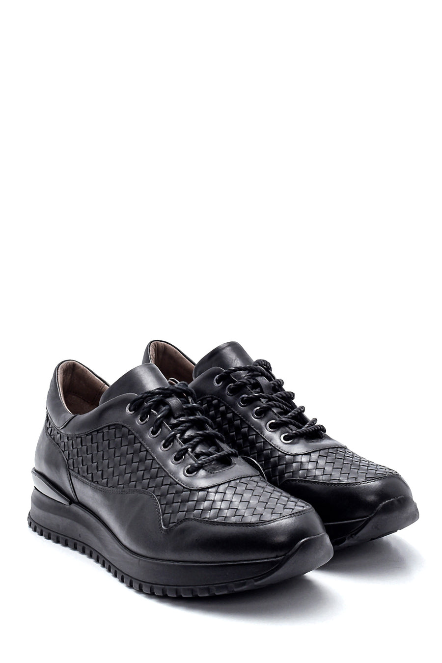 Men's Leather Braided Sneaker